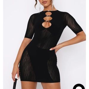 White Fox Naughty by Nature Black dress